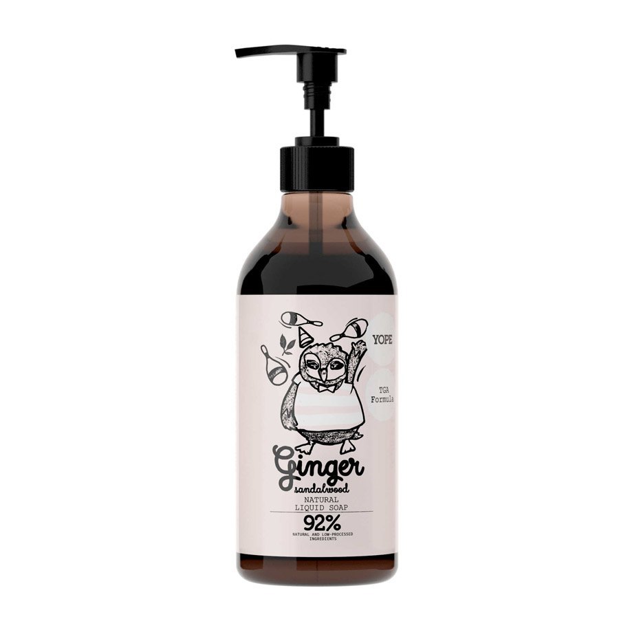 Yope Ginger & Sandalwood Natural Liquid Soap