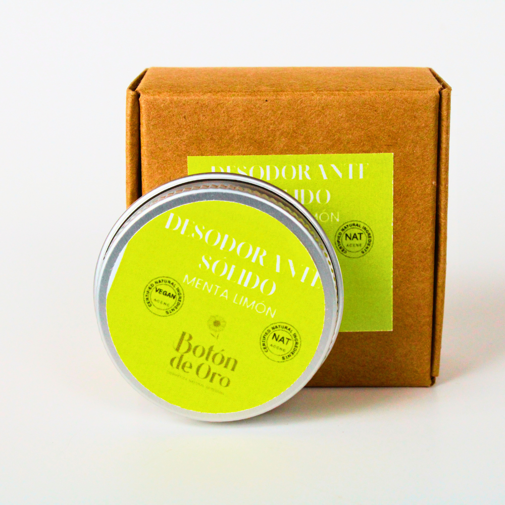 DESODORANTE STICK- DESODRANTE MENTA Y LIMON BOTON DE ORO- DESODORANTE NATURAL - BOTON DE ORO