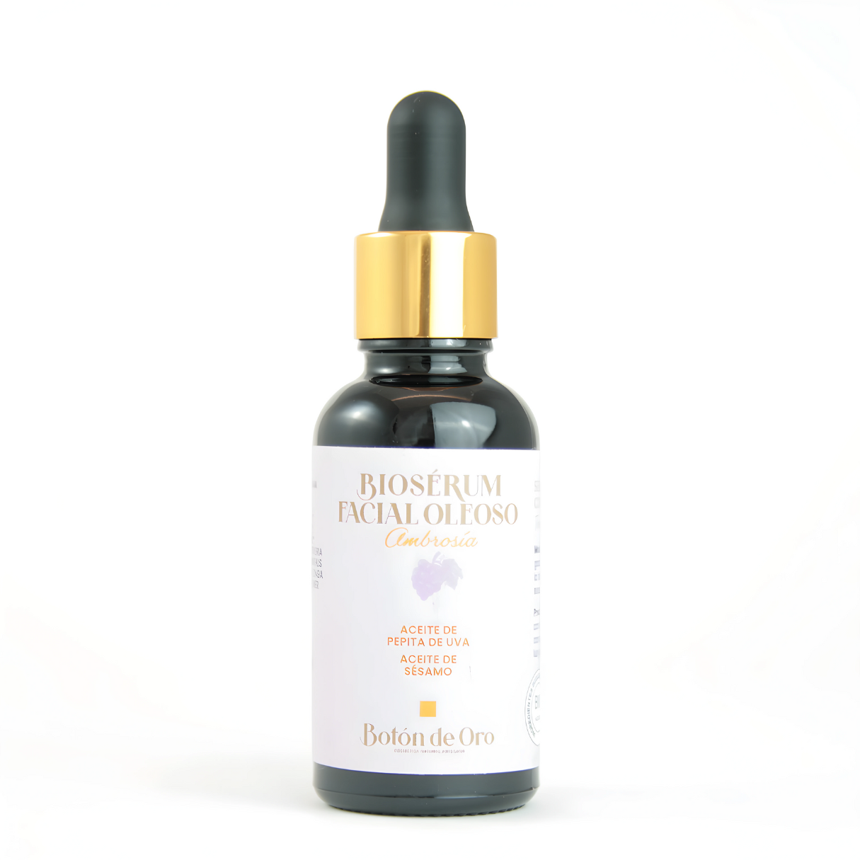 HIDRATANTE FACIAL OLEOSA -BIOSERUM FACIAL OLEOSO BOTON DE ORO- BIOSERUM FACIAL-BIOSERUM FACIAL DE PEPITA DE UVA - BOTON DE ORO