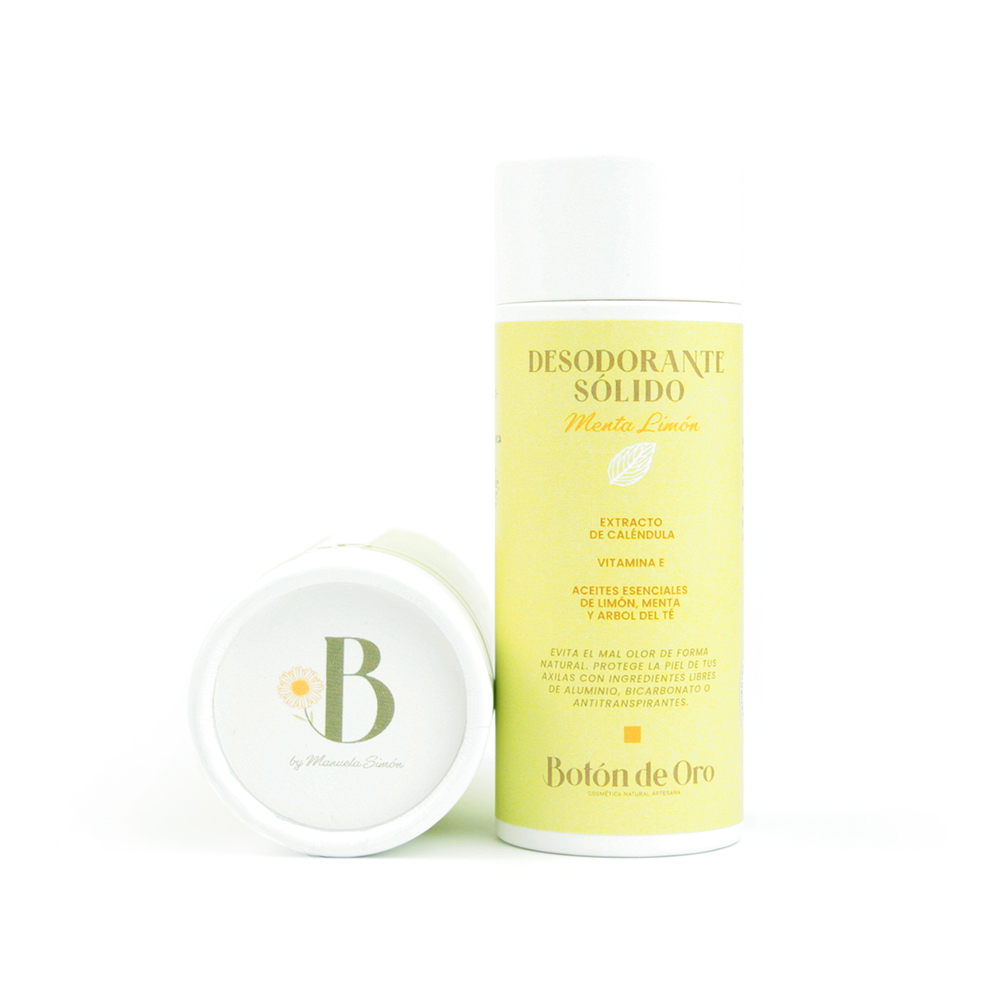 DESODORANTE STICK- DESODRANTE MENTA Y LIMON BOTON DE ORO- DESODORANTE NATURAL - BOTON DE ORO